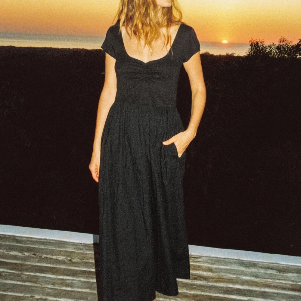Christy Dawn Monica Dress (XS) in Black